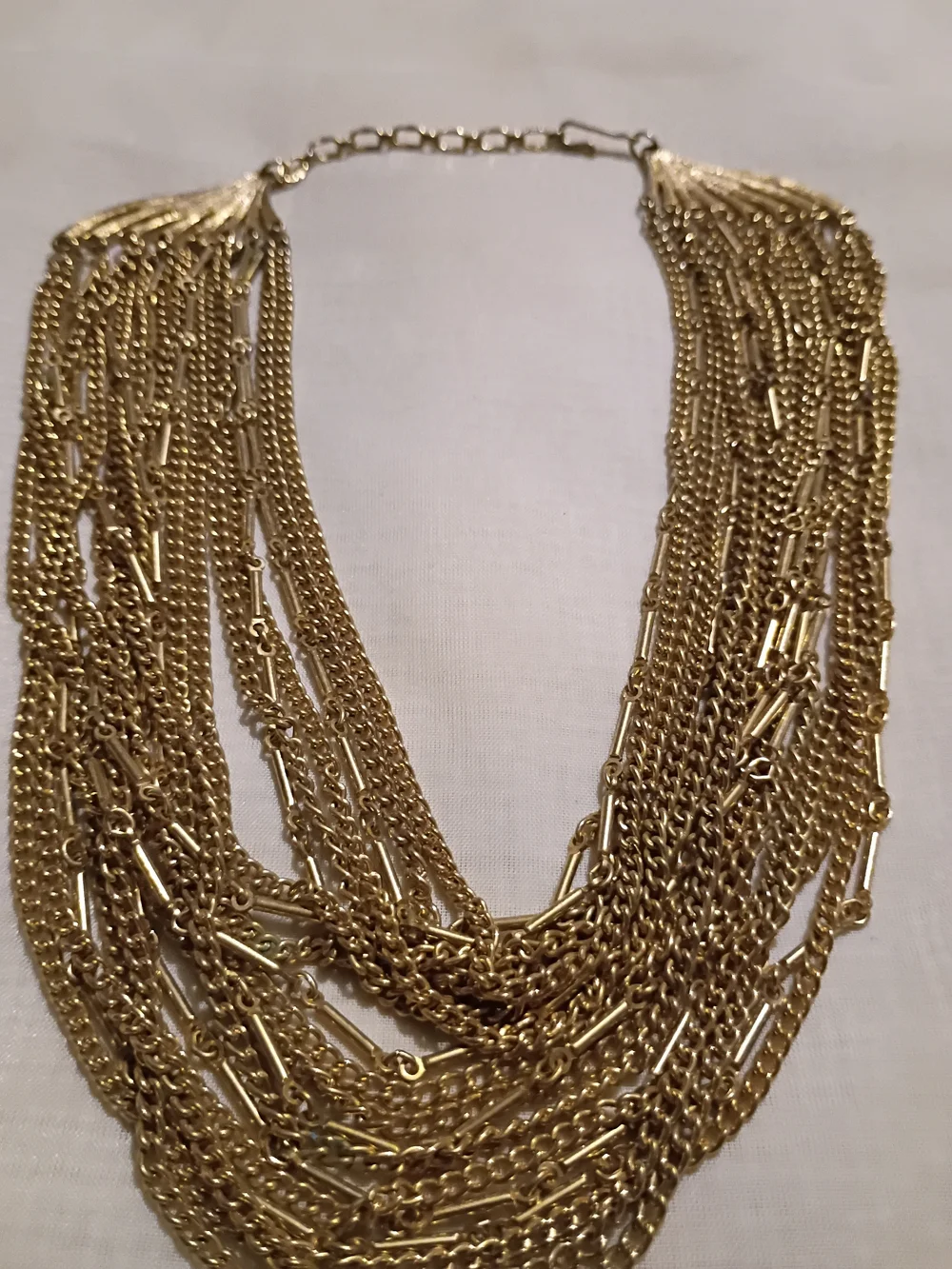 Coro Gold Multi-Strand Statement Necklace - Women Jewelry